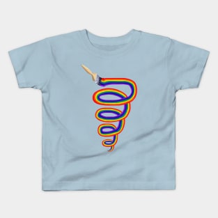 Let's Paint A Rainbow Tornado Kids T-Shirt